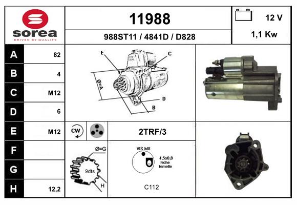 Starter 11988 EAI