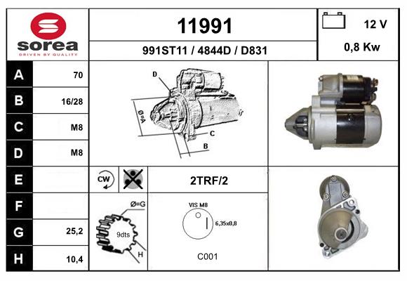 starter 11991 EAI