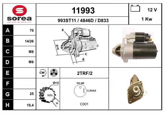 starter 11993 EAI