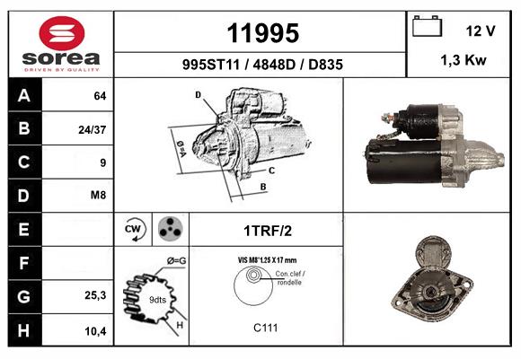 starter 11995 EAI