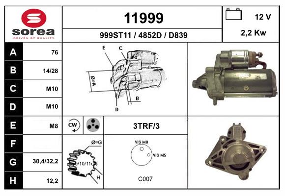 Starter 11999 EAI