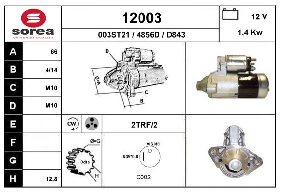 starter 12003 EAI