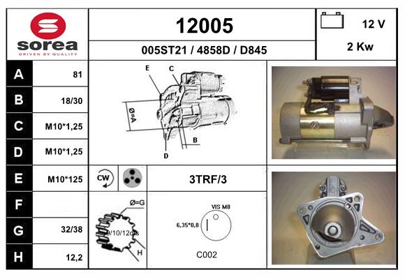 starter 12005 EAI