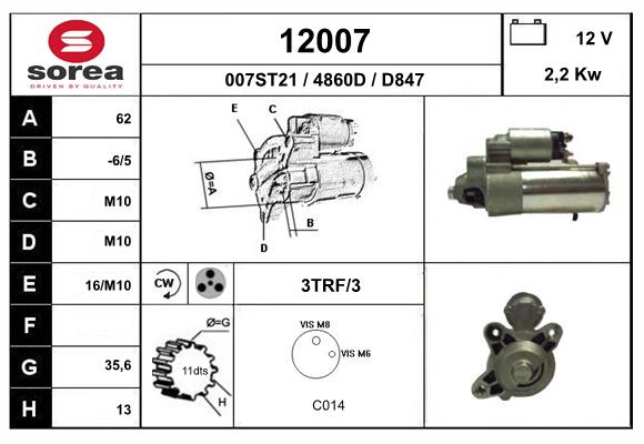 starter 12007 EAI