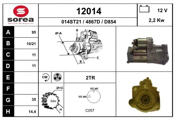 starter 12014 EAI