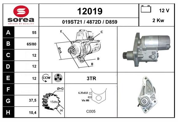 starter 12019 EAI