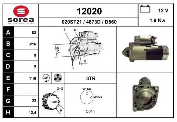 starter 12020 EAI