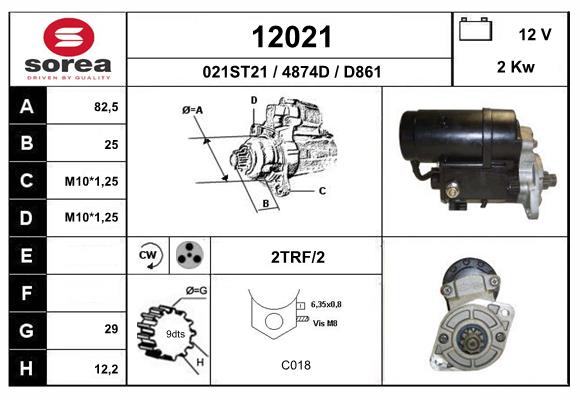 starter 12021 EAI