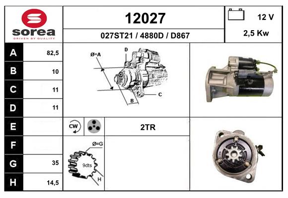 starter 12027 EAI