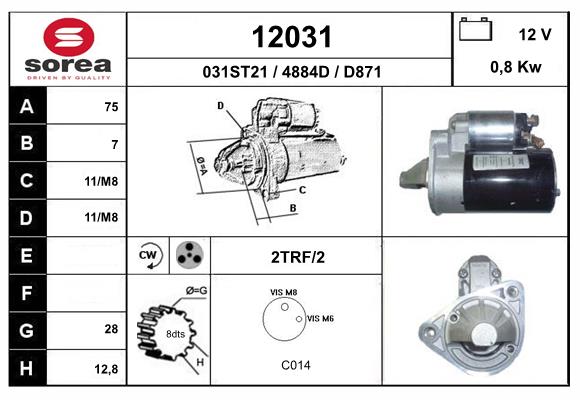 starter 12031 EAI