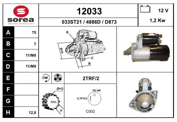 starter 12033 EAI