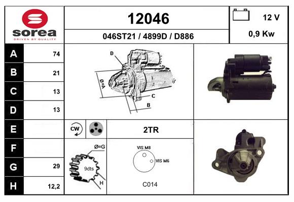 starter 12046 EAI