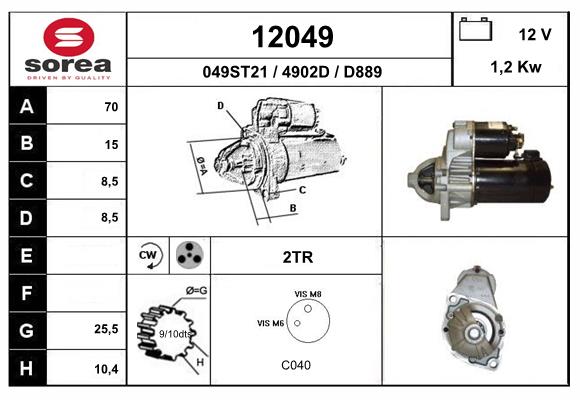starter 12049 EAI