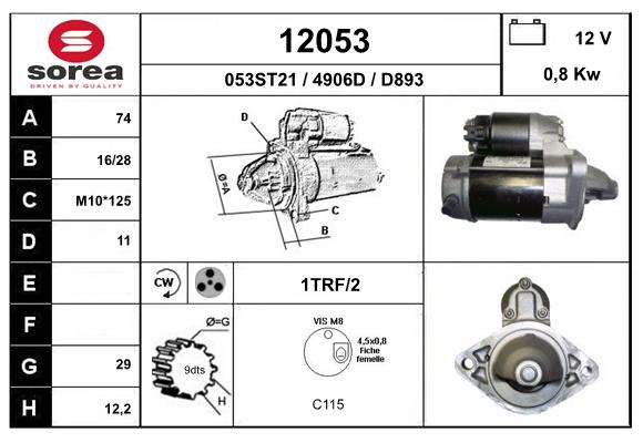starter 12053 EAI