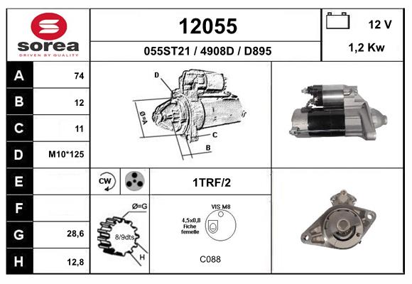 starter 12055 EAI