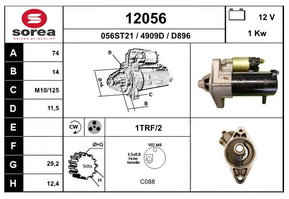 starter 12056 EAI