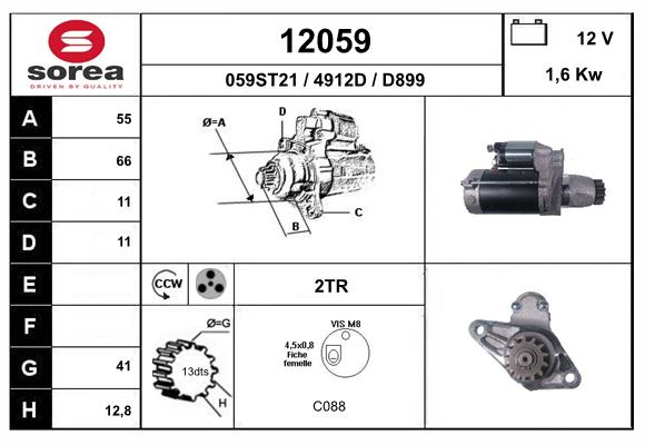 starter 12059 EAI