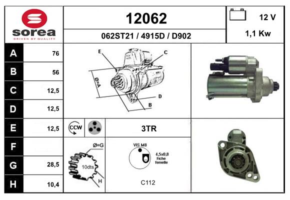 starter 12062 EAI
