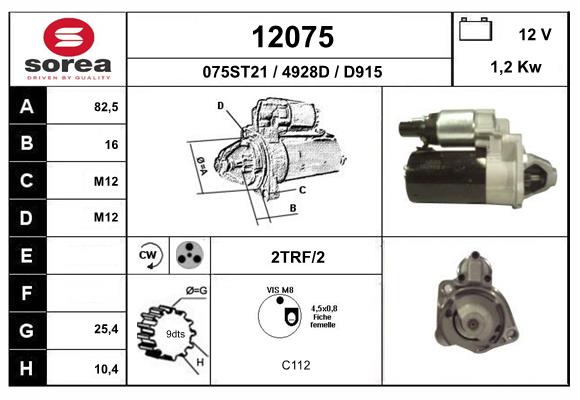 Starter 12075 EAI