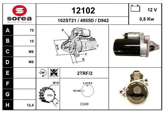 starter 12102 EAI