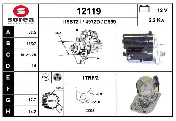 starter 12119 EAI