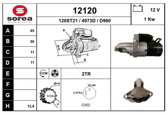 starter 12120 EAI