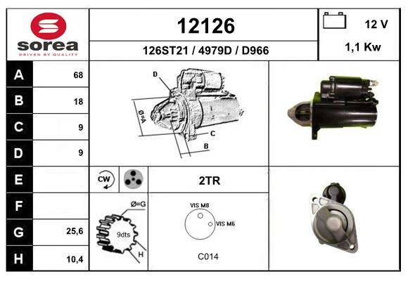 Starter 12126 EAI