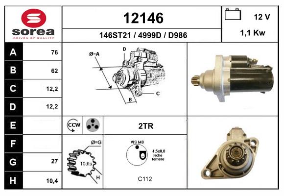Starter 12146 EAI