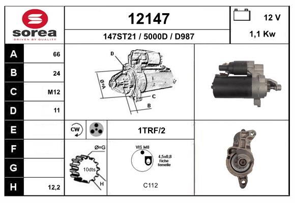 Starter 12147 EAI