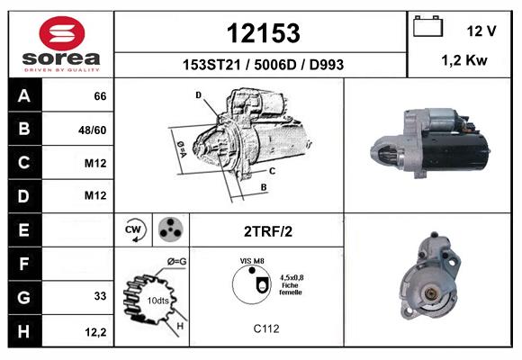 Starter 12153 EAI