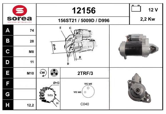 Starter 12156 EAI