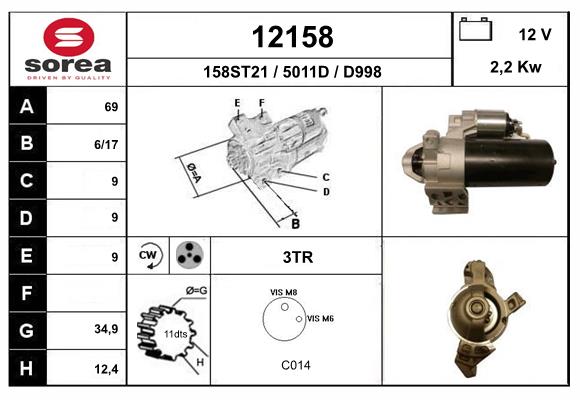 Starter 12158 EAI