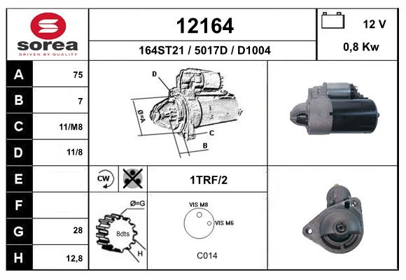 starter 12164 EAI