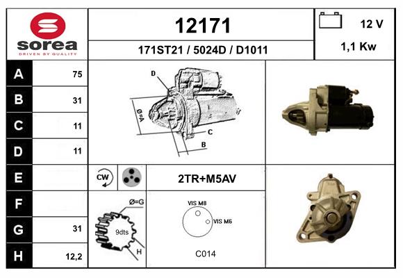 starter 12171 EAI