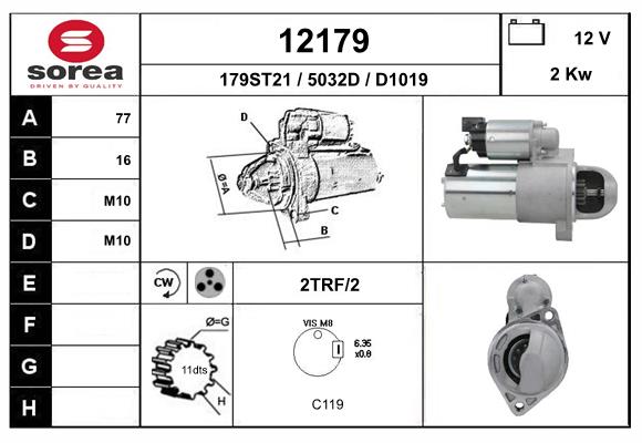 starter 12179 EAI