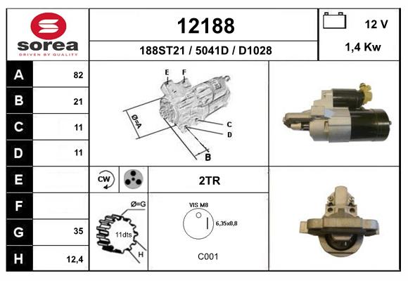 starter 12188 EAI