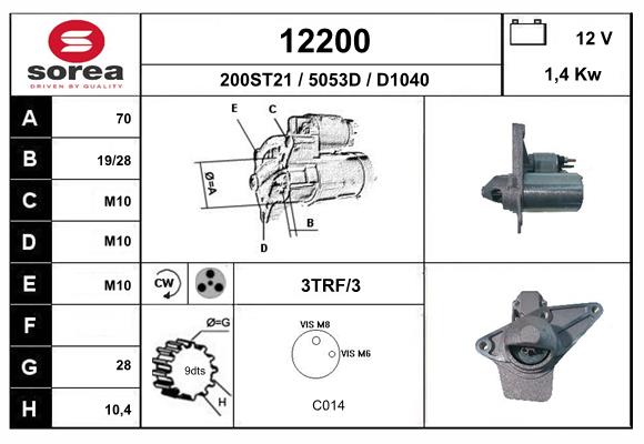 starter 12200 EAI