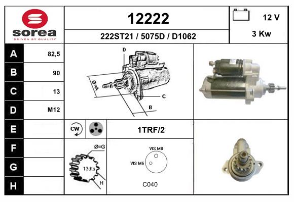starter 12222 EAI