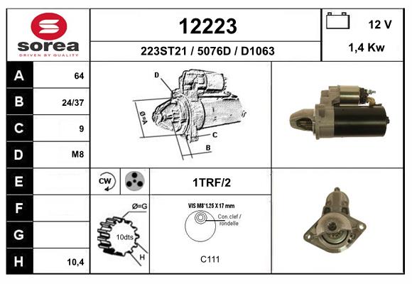 Starter 12223 EAI