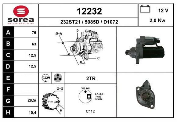 Starter 12232 EAI