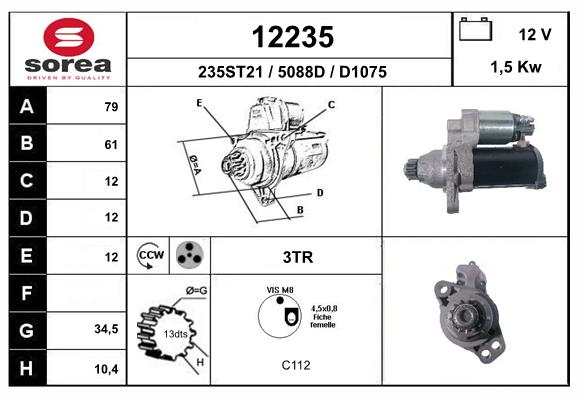 Starter 12235 EAI