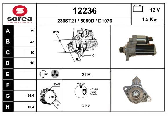Starter 12236 EAI
