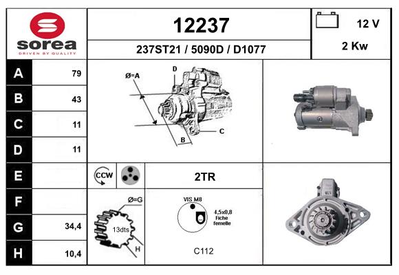 Starter 12237 EAI