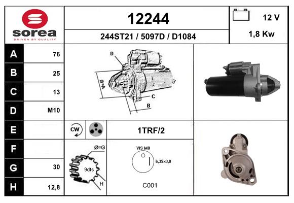 starter 12244 EAI