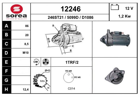 Starter 12246 EAI