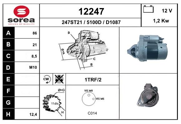 Starter 12247 EAI