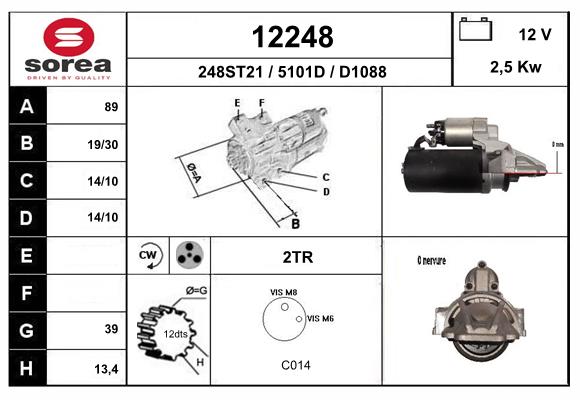 starter 12248 EAI