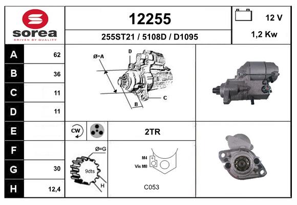 starter 12255 EAI