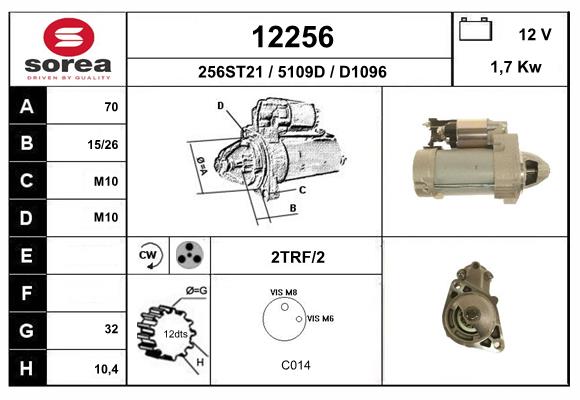 Starter 12256 EAI