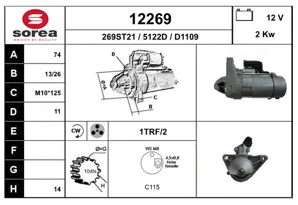 starter 12269 EAI